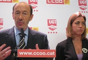 Rubalcaba secunda las palabras de Chacón: una catalana puede liderar el PSOE