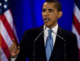 Obama visitará Colombia en febrero, Santos