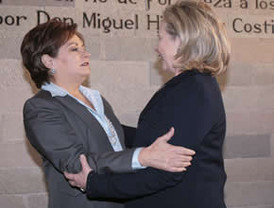 Reunión del Presidente FCH con la secretaria de Estado Hilary Clinton