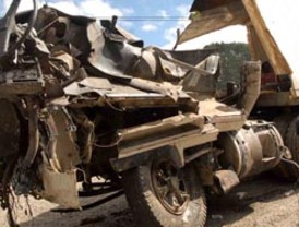 Dos muertos deja trágico accidente en la bajada de Tazón