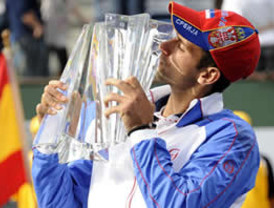 Novak Djokovic, campeón en Indian Wells tras desdibujar a Nadal