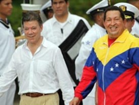 Chávez viaja a Colombia para reunirse con Santos