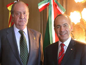 Dialogan el presidente FCH y el Rey Juan Carlos