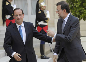 Rajoy y Hollande coinciden en dar liquidez al sistema financiero europeo
