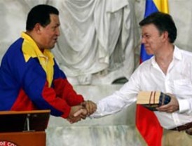 Chávez y Santos podrían reunirse el 29 de octubre en Caracas