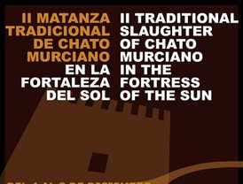 El Castillo de Lorca acoge la II matanza tradicional de chato murciano