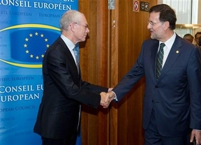 Van Rompuy y Mariano Rajoy