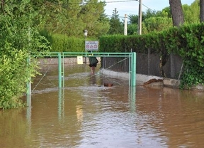 Se inunda una urbanización en Albacete a causa de las fuertes lluvias