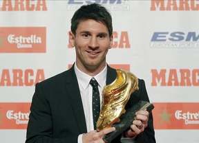 Messi, galardonado con la Bota de Oro
