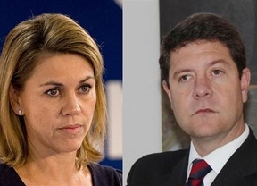 Cospedal "encantada" reunirse con Page y el PSOE pide "que le ponga fecha"