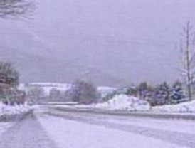 ALERTA METEOROLOGICA EN LA REGIÓN POR NIEVE EN LAS CARRETERAS DEL NOROESTE
