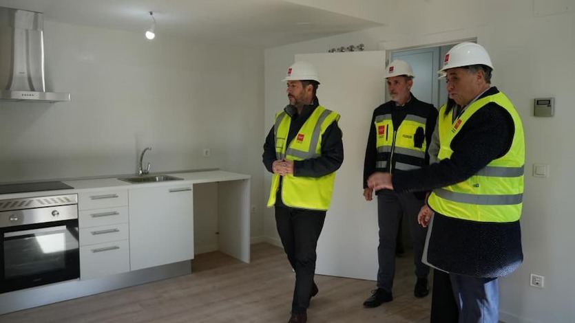 Visita a las nuevas viviendas en Majadahonda