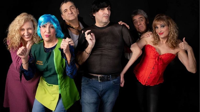 Elenco de la obra 'Por los pelos'