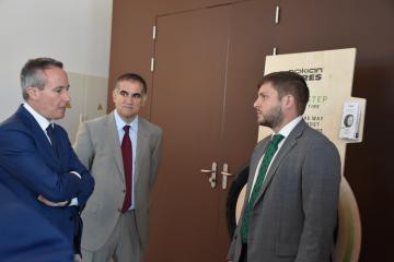 El consejero de Fomento, Nacho Hernando