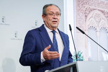 El consejero de Hacienda, Administraciones Públicas y Transformación Digital, Juan Alfonso Ruiz Molina