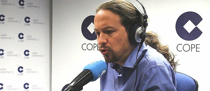 Un Pablo Iglesias desconocido reconoce en la COPE varios errores y entona el 'mea culpa'