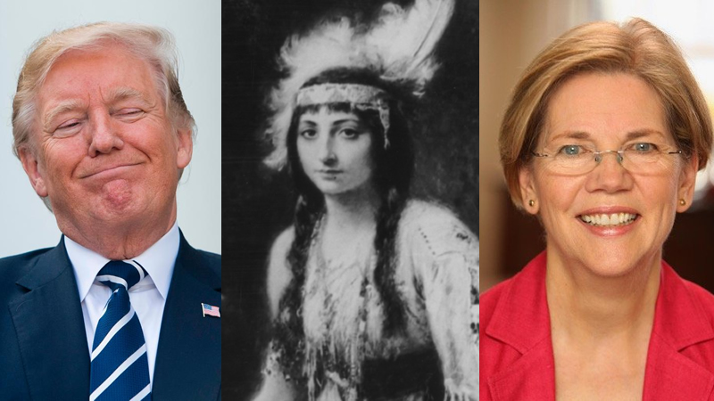 Trump llama Pocahontas a una senadora demócrata y vuelve a originar una crisis racista
