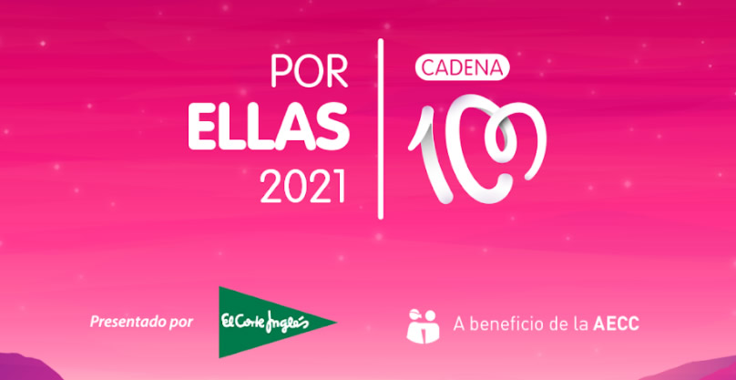 El Corte Inglés patrocina 'Por Ellas' de 'Cadena 100' a favor de la investigación contra el cáncer de mama