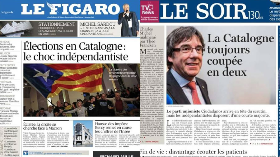 La prensa internacional se vuelca con el independentismo y afea a Rajoy por sus inservibles elecciones