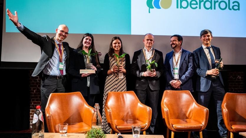 Iberdrola, recogiendo el premio