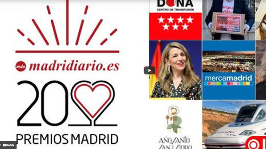 EN DIRECTO: Gala de los XX Premios de Madridiario, en streaming