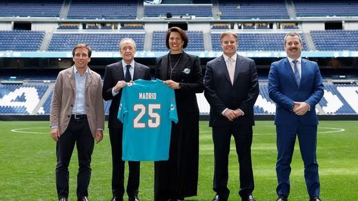Presentación del partido de la NFL que se disputará en el Santiago Bernabéu