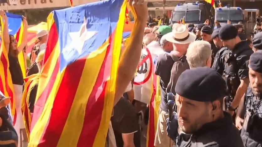 Protestas en Montserrat