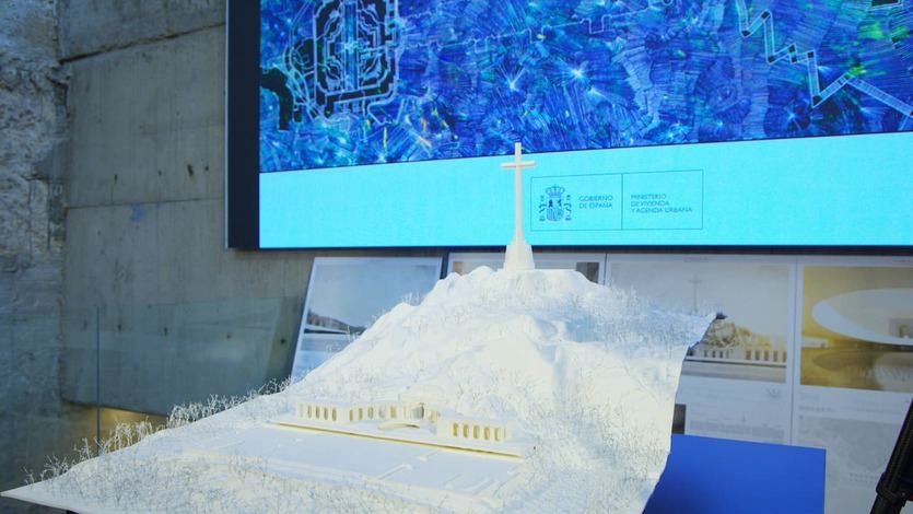 Maqueta el proyecto ganador Valle de Cuelgamuros
