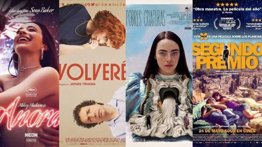 'Anora', 'Volveréis', Pobres criaturas' y 'Segundo Premio'