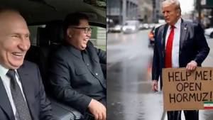 El vídeo que parodia la soledad de Donald Trump ante el estrecho de Ormuz se vuelve viral