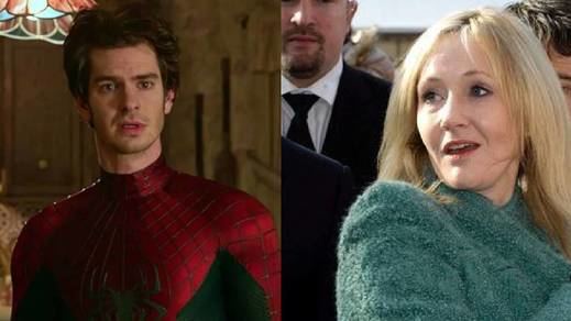 Andrew Garfield y J.K. Rowling