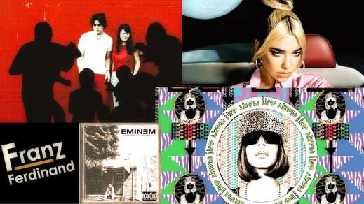 Portadas de White Stripes, M.I.A., Dua Lipa...
