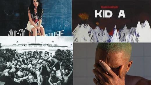 Portadas de Amy Winehouse, Radiohead, Kendrick Lamar y Frank Ocean