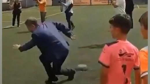 Page, en el momento de su caída