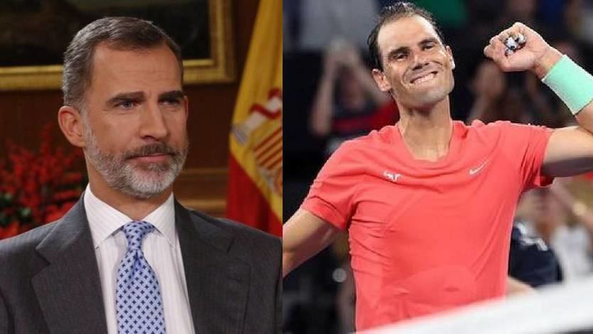 Felipe Vi y Rafa Nadal