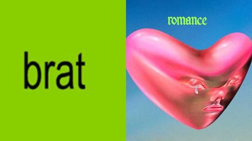 Portadas de los discos de Charli XCX y Fontaines DC