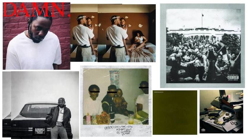 Portadas de los discos de Kendrick Lamar
