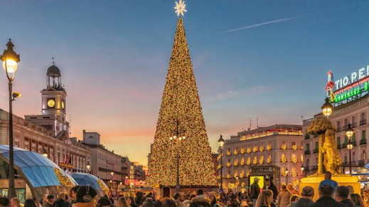 Árbol de Navidad en la Puerta del Sol