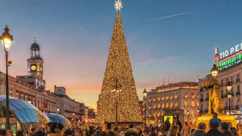 Árbol de Navidad en la Puerta del Sol