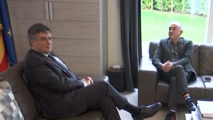 Puigdemont y Pepe Álvarez
