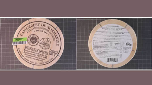 El queso contaminado de Francia