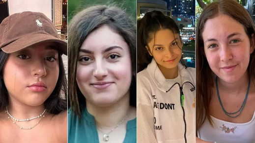 Karina Ariev, Daniella Gilboa, Naama Levy y Liri Albag