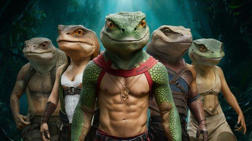 Varios reptilianos