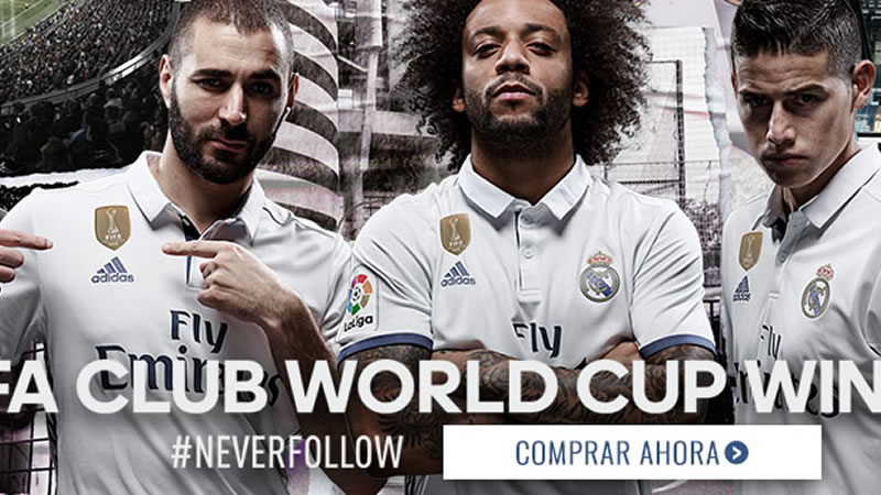 El Real Madrid estrena camiseta con el logo de campeón del mundo