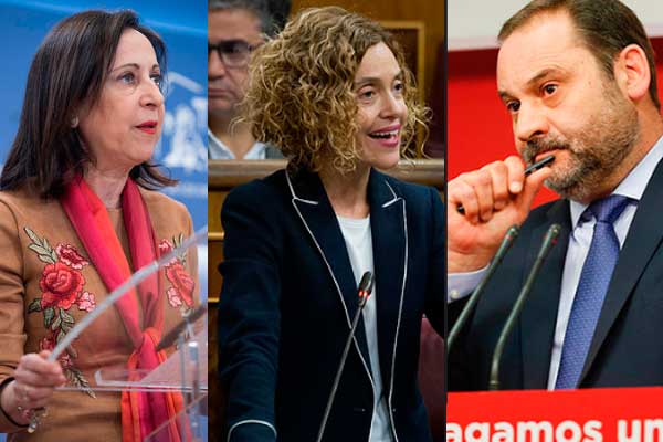 Robles, Ábalos y Batet renuncian a sus actas de diputados para ser sólo ministros y no ausentarse de votaciones