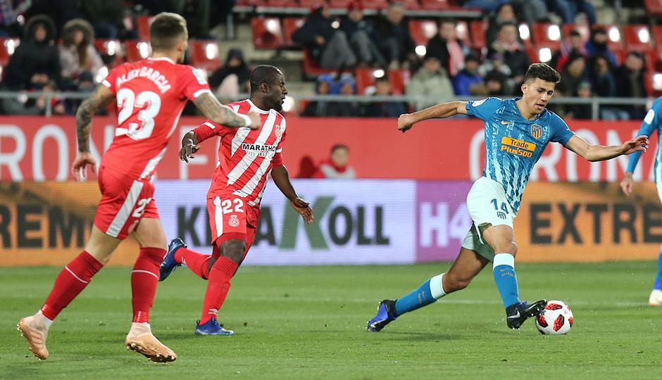 El Atleti deja para la vuelta la eliminatoria ante el Girona (1-1)