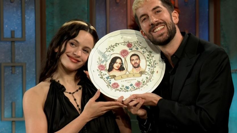 Rosalía y David Broncano