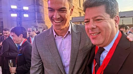 Pedro Sánchez, presidente del Gobierno y Fabian Picardo, ministro principal de Gibraltar