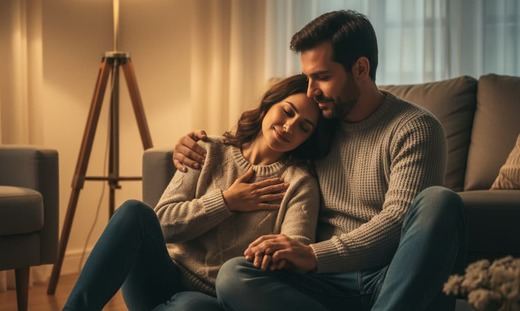 Una pareja de enamorados