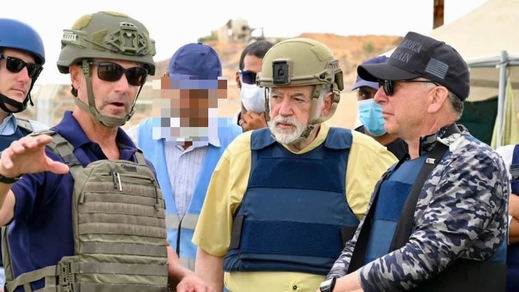 El enviado especial de EEUU para Oriente Medio, Steve Witkoff, a la derecha de la imagen